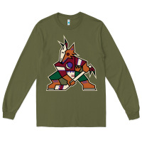 Army Green the  coyotes Long Sleeve Tee - linhVisuals