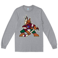 Heather Grey the  coyotes Long Sleeve Tee - linhVisuals