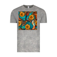 Cloud Rock western cowboy boot seamless pattern Vintage Tee - BundleAndBundleShop