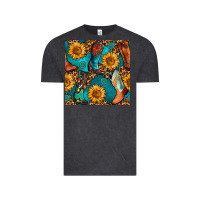 Vintage Black western cowboy boot seamless pattern Vintage Tee - BundleAndBundleShop