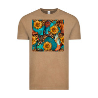 Vintage Coffee western cowboy boot seamless pattern Vintage Tee - BundleAndBundleShop