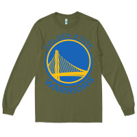 Army Green Golden state Long Sleeve Tee - linhVisuals