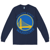 Navy Golden state Long Sleeve Tee - linhVisuals
