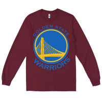 Burgundy Golden state Long Sleeve Tee - linhVisuals