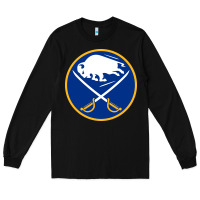 Black the sabres Long Sleeve Tee - linhVisuals