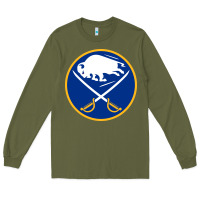 Army Green the sabres Long Sleeve Tee - linhVisuals