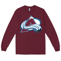 Burgundy the  avalanche Long Sleeve Tee - linhVisuals