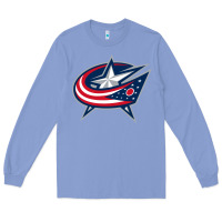 Colony Blue the  blue jackets Long Sleeve Tee - linhVisuals