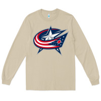 Mushroom the  blue jackets Long Sleeve Tee - linhVisuals