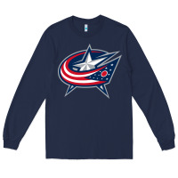 Navy the  blue jackets Long Sleeve Tee - linhVisuals