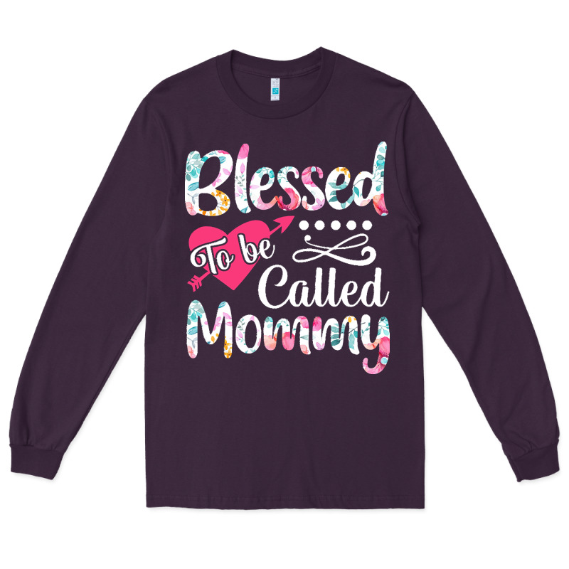 Blessed To Be Called Mommy T  Shirt Blessed To Be Called Mommy Lovely Long Sleeve Tee by linhVisuals | Teevron