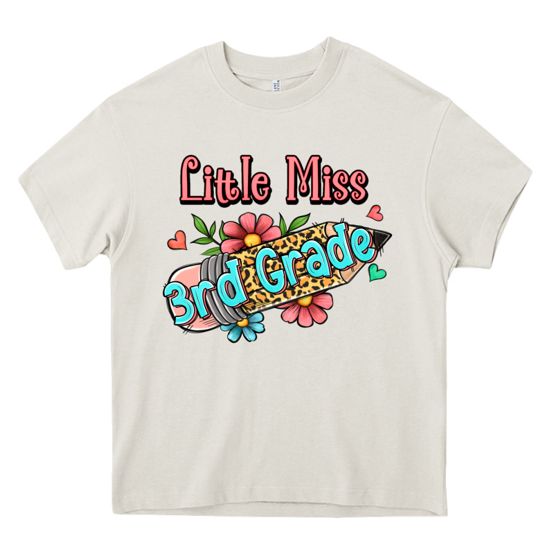 Little Miss Third Grade Heavy Core Tee by Jasminsmagicworld | Teevron