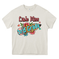 Cream little miss third grade Heavy Core Tee - Jasminsmagicworld