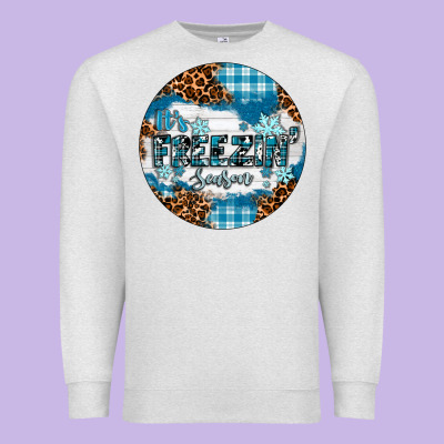 It's Freezin' Season Premium Sweatshirt Designed By Ranaportraitstore