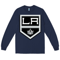 Navy the LA kings Long Sleeve Tee - linhVisuals