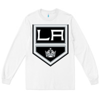White the LA kings Long Sleeve Tee - linhVisuals