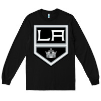 Black the LA kings Long Sleeve Tee - linhVisuals