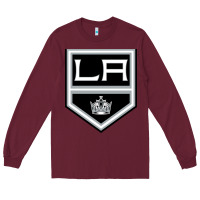 Burgundy the LA kings Long Sleeve Tee - linhVisuals