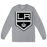 Heather Grey the LA kings Long Sleeve Tee - linhVisuals