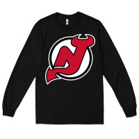 Black the NJ devils Long Sleeve Tee - linhVisuals
