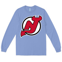 Colony Blue the NJ devils Long Sleeve Tee - linhVisuals