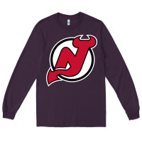 Plum the NJ devils Long Sleeve Tee - linhVisuals