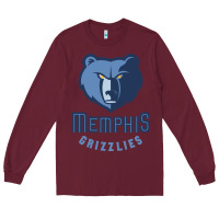 Burgundy memphis Long Sleeve Tee - linhVisuals