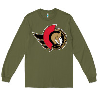 Army Green the senators Long Sleeve Tee - linhVisuals