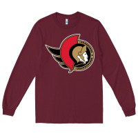 Burgundy the senators Long Sleeve Tee - linhVisuals