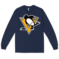 Navy the  penguins Long Sleeve Tee - linhVisuals