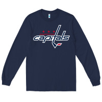 Navy the  capitals Long Sleeve Tee - linhVisuals