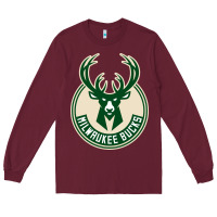 Burgundy milwauke Long Sleeve Tee - linhVisuals