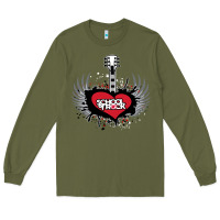 Army Green the school of rock new vector Long Sleeve Tee - linhVisuals