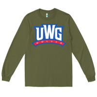 Army Green uwg wolves Long Sleeve Tee - linhVisuals