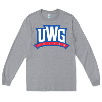 Heather Grey uwg wolves Long Sleeve Tee - linhVisuals
