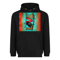 Black for the love of the game ice hockey Heavyweight Hoodie - Jasminsmagicworld