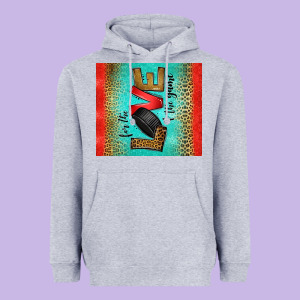 For The Love Of The Game Ice Hockey Heavyweight Hoodie Designed By Jasminsmagicworld
