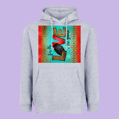 For The Love Of The Game Ice Hockey Heavyweight Hoodie Designed By Jasminsmagicworld