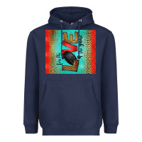 Navy for the love of the game ice hockey Heavyweight Hoodie - Jasminsmagicworld