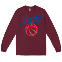 Burgundy gonzaga basketball Long Sleeve Tee - linhVisuals