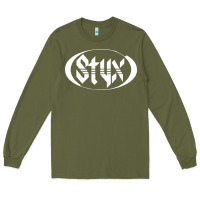 Army Green styx Long Sleeve Tee - linhVisuals