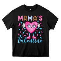 Black mama's valentine olivia Heavy Core Tee - OliviaCreatesArt