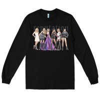 Black reputation  okka Long Sleeve Tee - linhVisuals