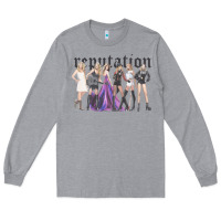 Heather Grey reputation  okka Long Sleeve Tee - linhVisuals