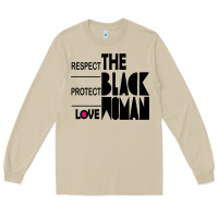 Mushroom respect protect love the black woman Long Sleeve Tee - linhVisuals