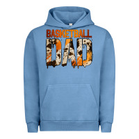 Pigment Pebble Blue no background basketball dad Urban Hoodie - Jasminsmagicworld