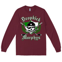 Burgundy dropkick murphy's best of punk Long Sleeve Tee - linhVisuals