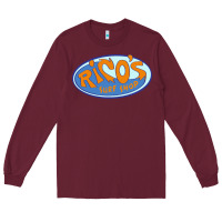 Burgundy richo surf shop Long Sleeve Tee - linhVisuals