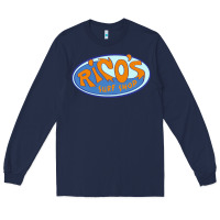 Navy richo surf shop Long Sleeve Tee - linhVisuals