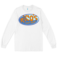 White richo surf shop Long Sleeve Tee - linhVisuals